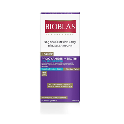 Bioblas Saç Dökülmesine Karşı Bitkisel Şampuan 360 ml - 4