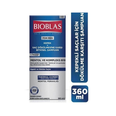 Bioblas Thermal Expert Men Saç Dökülmesine ve Kepek Karşı Şampuan 360 ml - 2