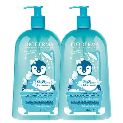 Bioderma Abcderm Foaming Cleanser 2 x 1 litre - 2