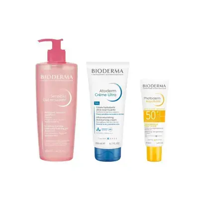 Bioderma Hassas Ciltler İçin Nemlendirici ve Güneş Koruyucu Bakım Seti - Bioderma