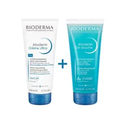 Bioderma Kuru Ciltler İçin Nemlendirici Krem + Duş Jeli Avantaj Paketi - 1
