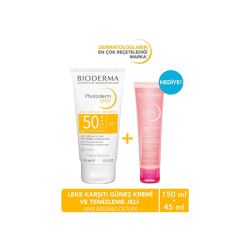 Bioderma Photoderm Spot Spf50+ 150 ml + Sensibio Foaming Gel 45 ml Hediye - Bioderma