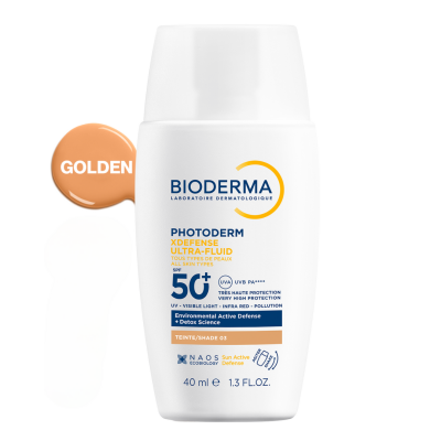 Bioderma Photoderm XDefense Spf50+ Tüm Cilt Tipleri Antioksidan Etkili Renkli Güneş Kremi Golden - 1