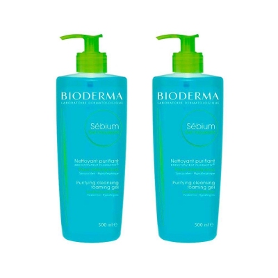 Bioderma Sebium Foaming Gel 500 Ml İkiz Set - 2