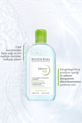 Bioderma Sebium H2o 500ml - 11