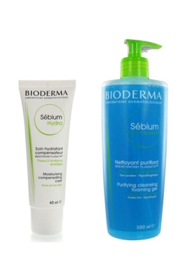 Bioderma Sebium Hydra Cream 40 ml + Sebium Yıkama Jel 500 ml - 7