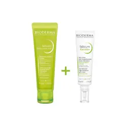 Bioderma Sebium Kerato+ Gel Creme 30 ml + Bioderma Sebium Gel Moussant 45 ml - 1