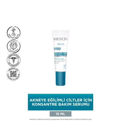 Bioxcin Acnium Konsantre Bakım Serumu 15ml - 8