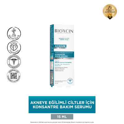 Bioxcin Acnium Konsantre Bakım Serumu 15ml - 2