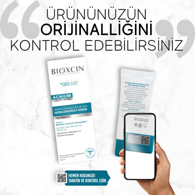 Bioxcin Acnium Sebum Dengeleyici Nemlendirici Krem 50ml - 5