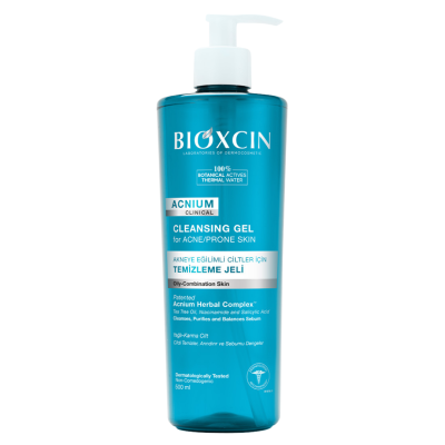 Bioxcin Acnium Sebum Dengeleyici Yüz Yıkama Jeli 500ml - 1