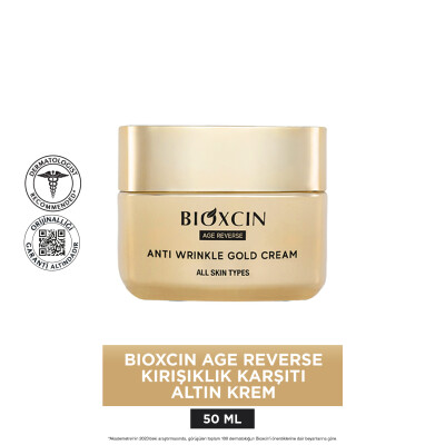 Bioxcin Age Reverse Kırışıklık Karşıtı Altın Krem 50 ml - 9
