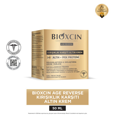 Bioxcin Age Reverse Kırışıklık Karşıtı Altın Krem 50 ml - 2