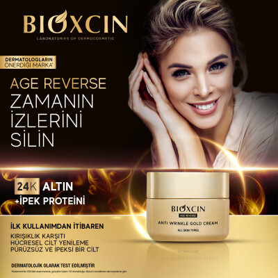 Bioxcin Age Reverse Kırışıklık Karşıtı Altın Krem 50 ml - 3
