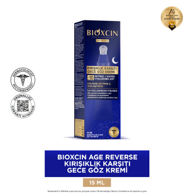 Bioxcin Age Reverse Kırışıklık Karşıtı Gece Göz Kremi 15 ml - 2