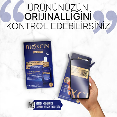 Bioxcin Age Reverse Kırışıklık Karşıtı Gece Serumu 30 ml - 5