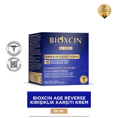 Bioxcin Age Reverse Kırışıklık Karşıtı Krem 50 ml - 2