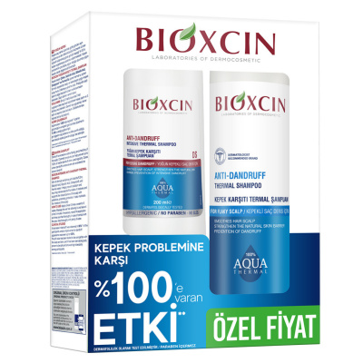 Bioxcin Aqua Thermal Kepek Karşı Etkili Şampuan Seti 200 ml + 300 ml - 1