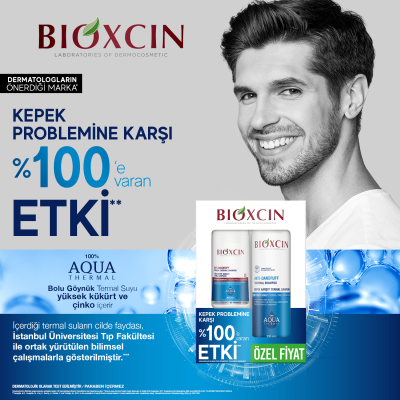 Bioxcin Aqua Thermal Kepek Karşı Etkili Şampuan Seti 200 ml + 300 ml - 7