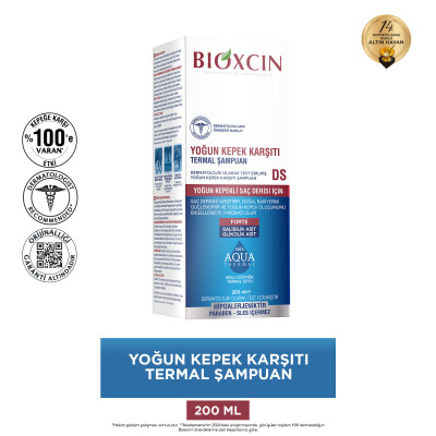 Bioxcin Aqua Thermal Yoğun Kepek Karşıtı Şampuan Ds 200ml - 4