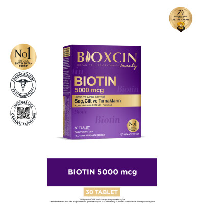 Bioxcin Beauty Biotin 30 Tablet - 9