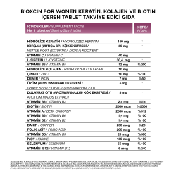 Bioxcin Beauty Women's Hair 30 Tablet - 3