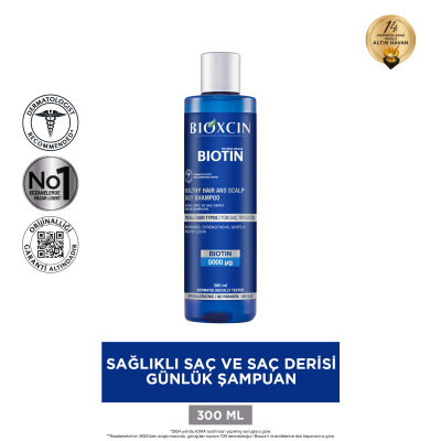 Bioxcin Biotin Şampuan 300 ml Tüm Saç Tipleri - 18