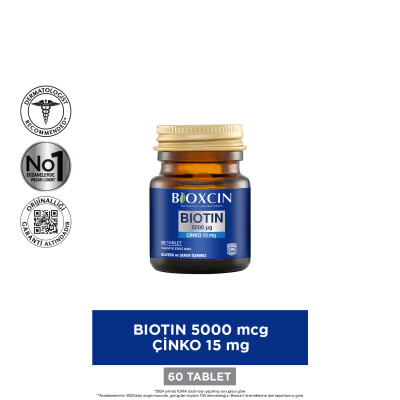 Bioxcin Biotin Tablet 5000 Mg Biotin Şampuan 300ml Hediye - 3