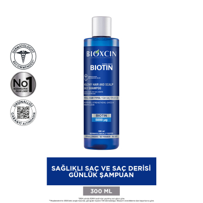 Bioxcin Biotin Tablet 5000 Mg Biotin Şampuan 300ml Hediye - 12