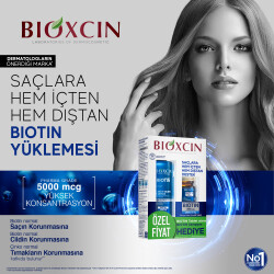 Bioxcin Biotin Tablet 5000 Mg Biotin Şampuan 300ml Hediye - 14