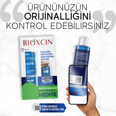Bioxcin Biotin Tablet 5000 Mg Biotin Şampuan 300ml Hediye - 18