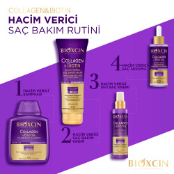 Bioxcin Collagen & Biotin Ekstra Hacim & Dolgunlaştırıcı Şampuan 300 ml - 13