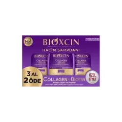 Bioxcin Collagen & Biotin Hacim Şampuanı 300 ml - 3 AL 2 ÖDE - Bioxcin