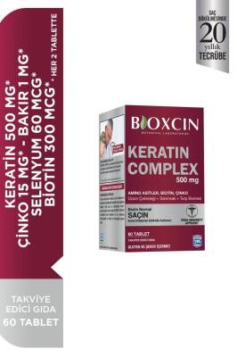 Bioxcin Forte Keratin Complex Tablet Takviye Edici Gıda 60 Tablet - 5