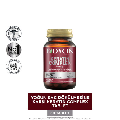 Bioxcin Forte Keratin Complex Tablet Takviye Edici Gıda 60 Tablet - 4