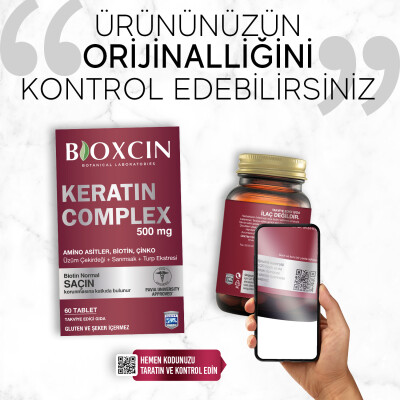 Bioxcin Forte Keratin Complex Tablet Takviye Edici Gıda 60 Tablet - 6