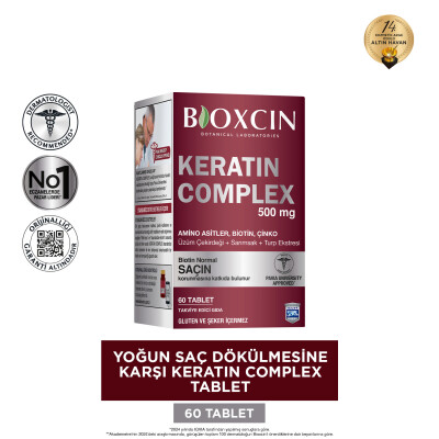 Bioxcin Forte Keratin Complex Tablet Takviye Edici Gıda 60 Tablet - 2