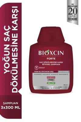 Bioxcin Forte Saç Dökülmesine Karşı Bakım Şampuanı 300 ml - 3 AL 2 ÖDE - 3