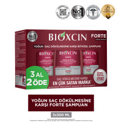 Bioxcin Forte Saç Dökülmesine Karşı Bakım Şampuanı 300 ml - 3 AL 2 ÖDE - 7