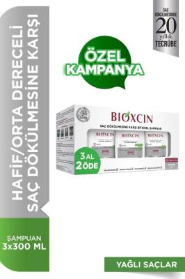 Bioxcin Genesis 3 Al 2 Öde Yağlı Saçlar İçin Şampuan - 1