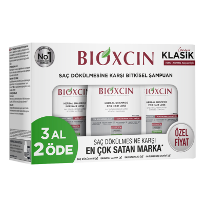 Bioxcin Genesis Kuru ve Normal Saçlar için Şampuan 3 x 300ml 3 AL 2 ÖDE - 1