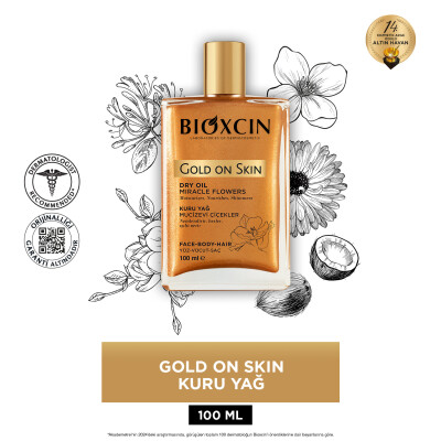 Bioxcin Gold On Skin Altın Parıltılı Kuru Yağ 100 ml - 4