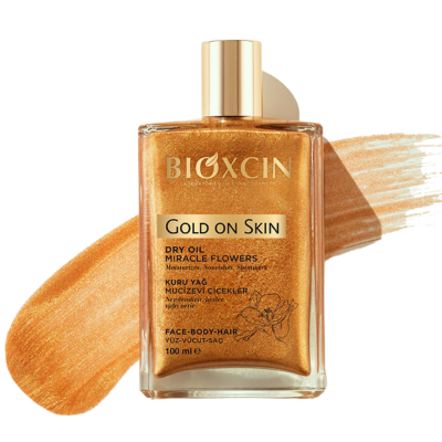 Bioxcin Gold On Skin Altın Parıltılı Kuru Yağ 100 ml - 1