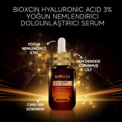 Bioxcin Hyaluronic Acid Yoğun Nemlendirici Dolgunlaştırıcı Serum 30 ml - 3