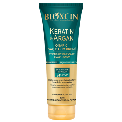 Bioxcin Keratin Argan Onarıcı Saç Bakım Kremi 250 ml - Yıpranmış Ve Hasar Görmüş Saçlar - 1