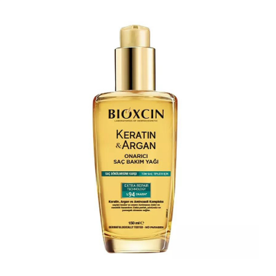Bioxcin Keratin & Argan Onarıcı Saç Bakım Yağı 150 ml - 1