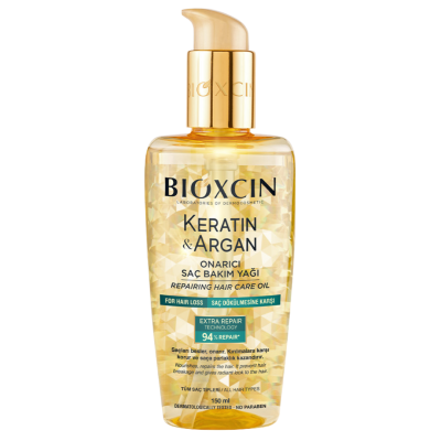 Bioxcin Keratin & Argan Onarıcı Saç Bakım Yağı 150 ml - 1