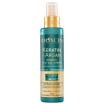 Bioxcin Keratin ve Argan Onarıcı Sıvı Saç Kremi 150 ml - 1