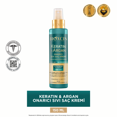 Bioxcin Keratin ve Argan Onarıcı Sıvı Saç Kremi 150 ml - 6