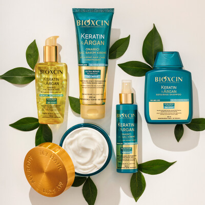 Bioxcin Keratin ve Argan Onarıcı Sıvı Saç Kremi 150 ml - 7